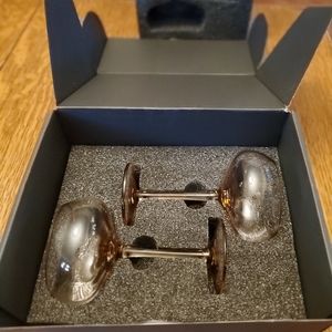 Palermo Champage glasses, blush with GOLD trim !  NWT. NIB. Never used!! Gift